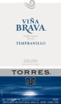 Torres Vina Brava Tempranillo 2014  Front Label
