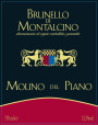 Bonacchi Brunello di Montalcino Molino del Piano 2012  Front Label