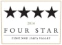 Four Star Pinot Noir 2014  Front Label