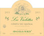 Moillard Cotes du Rhone Les Violettes Blanc 2013  Front Label