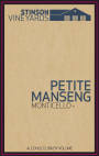 Stinson Vineyards Petit Manseng 2014 Front Label