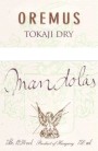 Oremus Tokaji Dry Furmint Mandolas 2014  Front Label