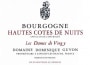 Domaine Antonin Guyon Burgundy Bourgogne Hautes Cotes de Nuits Les Dames Vergy 2009 Front Label