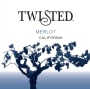 Twisted Wine Merlot 2016  Front Label