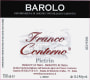 Azienda Agricola Franco Conterno Barolo Pietrin 2016  Front Label