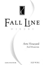 Fall Line Winery Artz Vineyard 2013 Front Label