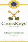 CrossKeys Vineyards Chardonnay 2015 Front Label