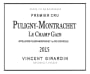 Vincent Girardin Puligny-Montrachet Le Champ Gain Premier Cru 2015  Front Label