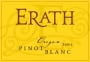 Erath Pinot Blanc 2011  Front Label
