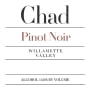 Chad Pinot Noir 2015  Front Label