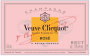 Veuve Clicquot Brut Rose (375ML half-bottle)  Front Label