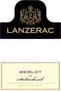 Lanzerac Merlot 2016  Front Label