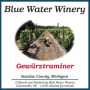 Blue Water Winery and Vineyard Gewurztraminer 2010  Front Label
