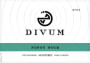 Divum Pinot Noir 2014  Front Label
