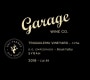 Garage Wine Co.  Truquilemu Vineyard Syrah 2018  Front Label