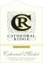 Cathedral Ridge Winery Cabernet Merlot 2014 Front Label