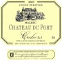 Chateau du Port Cahors Cuvee Prestige Malbec 2009  Front Label