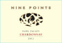 Nine Points Chardonnay 2012  Front Label