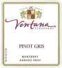 Ventana Estate Pinot Gris 2008  Front Label