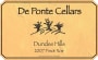 DePonte Pinot Noir 2007  Front Label