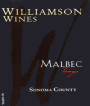 Williamson Wines Tango Malbec 2005  Front Label