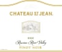Chateau St. Jean Russian River Valley Pinot Noir 2012 Front Label