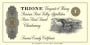 Trione Chardonnay 2015  Front Label