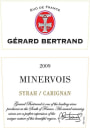 Gerard Bertrand Minervois Syrah Carignan 2009  Front Label