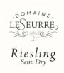 Domaine LeSeurre Semi Dry Cuvee Classique Riesling 2015  Front Label