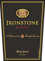 Ironstone Reserve Malbec 2010  Front Label