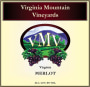 Virginia Mountain Vineyards Merlot 2012 Front Label