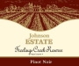 Johnson Estate Winery Freelings Creek Reserve Pinot Noir 2012  Front Label