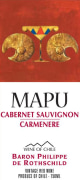 Baron Philippe de Rothschild Mapu Cabernet Sauvignon Carmenere 2017  Front Label