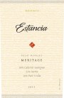 Estancia Reserve Meritage 2013 Front Label