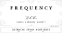 Frequency Wine Company GSM 2020  Front Label