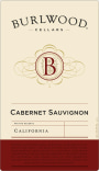 Burlwood Cabernet Sauvignon 2016 Front Label