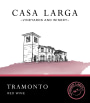 Casa Larga Tramonto Red  Front Label