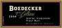Boedecker Cellars Stoller Vineyard Pinot Noir 2004  Front Label
