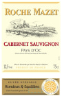 Roche Mazet Cuvee Speciale Cabernet Sauvignon 2016 Front Label