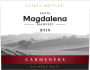 Balduzzi Vineyards & Winery Magdalena 2018  Front Label