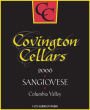 Covington Cellars Sangiovese 2006 Front Label