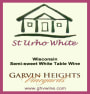 Garvin Heights Vineyards St Urho White 2014  Front Label