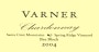 Varner Bee Block Chardonnay 2004  Front Label