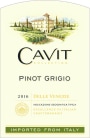 Cavit Pinot Grigio 2016  Front Label