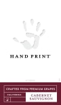 Hand Print Cabernet Sauvignon 2014 Front Label
