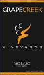 Grape Creek Vineyard Mosaic 2008 Front Label