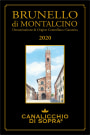 Canalicchio di Sopra Brunello di Montalcino (375ML half-bottle) 2020  Front Label