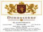 Donausonne Blaufrankisch 2016  Front Label