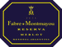 Fabre Montmayou Reserva Merlot 2014  Front Label