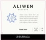 Undurraga Aliwen Reserva Pinot Noir 2010  Front Label